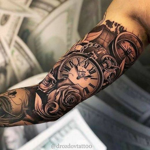 Tatuagem relógio 