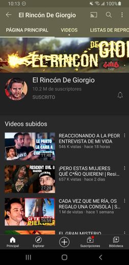El Rincón De Giorgio - YouTube