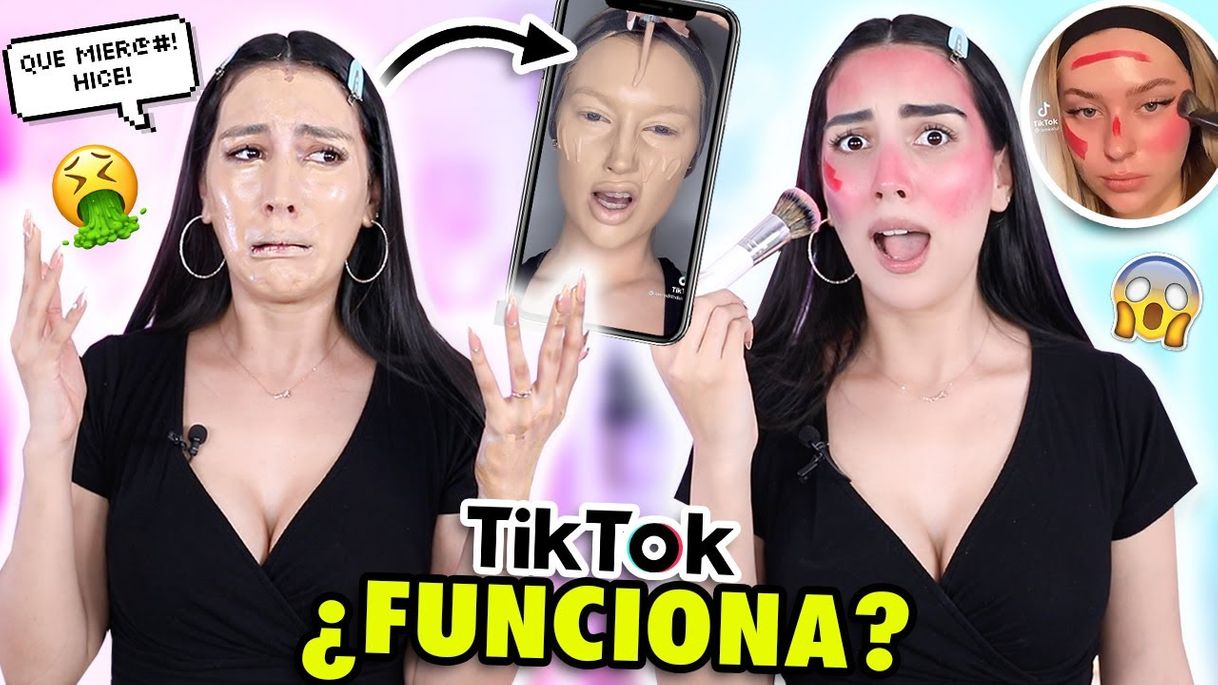 Social PROBANDO TRUCOS RAROS DE TIK TOK! MAKEUP HACKS #2 ...