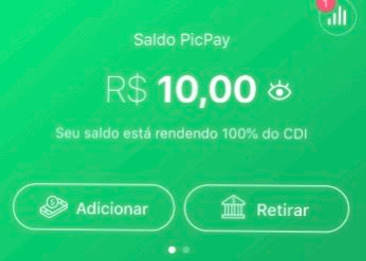 Fashion Dinheiro no picpay 