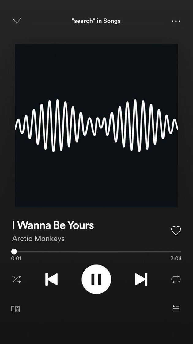 Canción I Wanna Be Yours ( arctic monkeys 