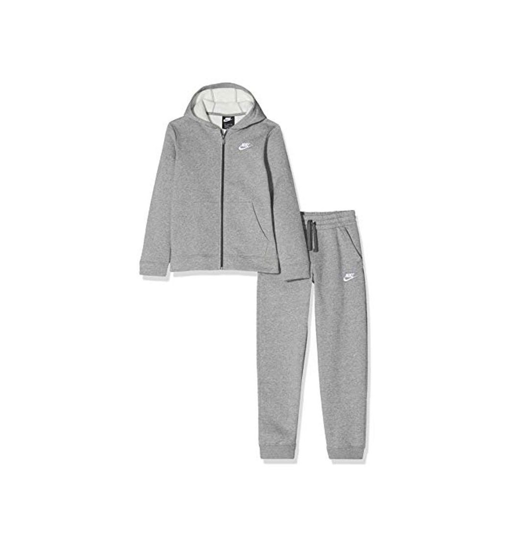 Fashion Nike B NSW Core BF TRK Suit Chándal, Niños, Gris