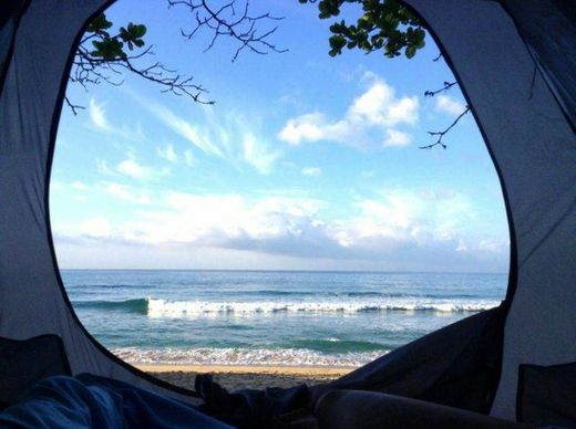 Camping na praia do sono, Paraty, (RJ)