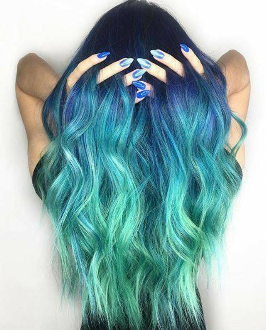 Social Verde com azul 