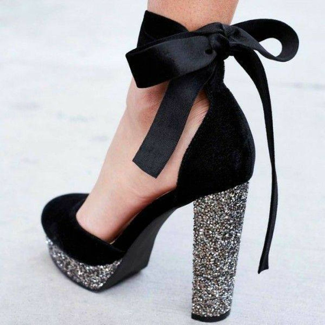 Social Preto com brilho