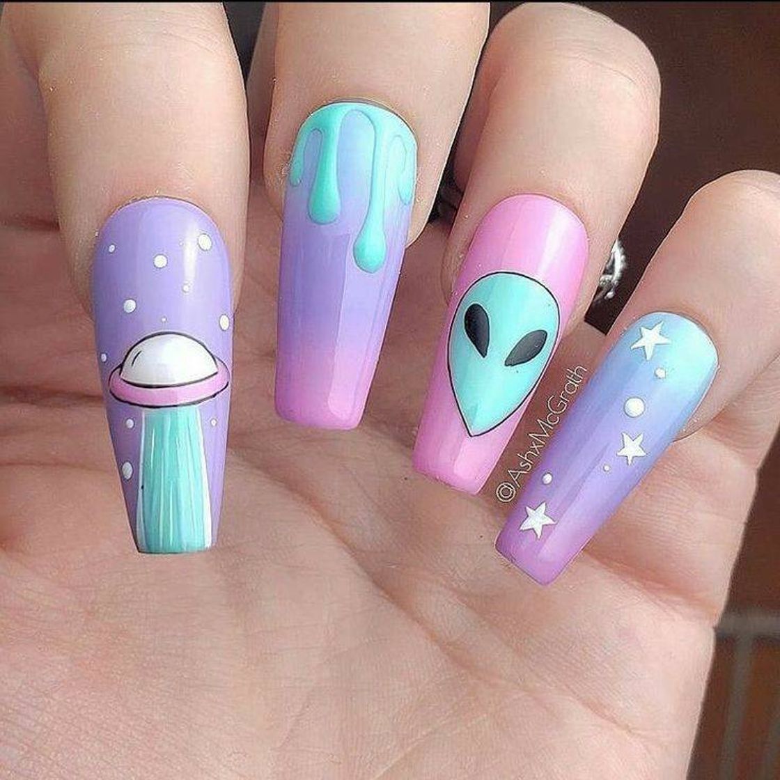 Fashion Unhas de 👽👽