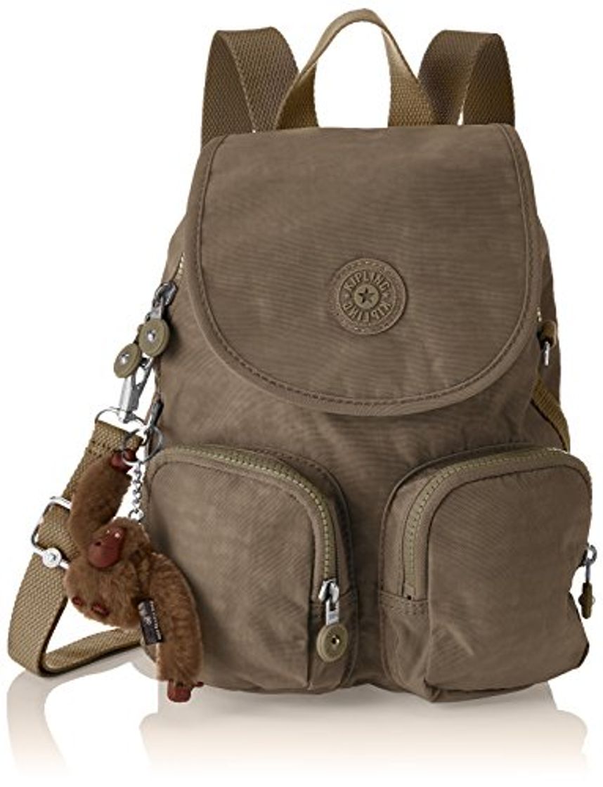 Moda Kipling Firefly Up, Mochilas para Mujer, Beige