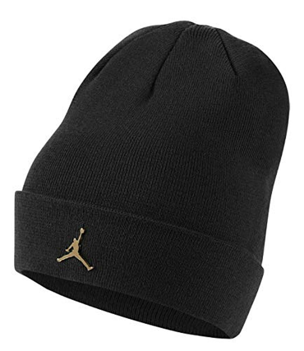 Social Jordan Jumpman Metal - Gorro unisex para adultos, color negro y dorado