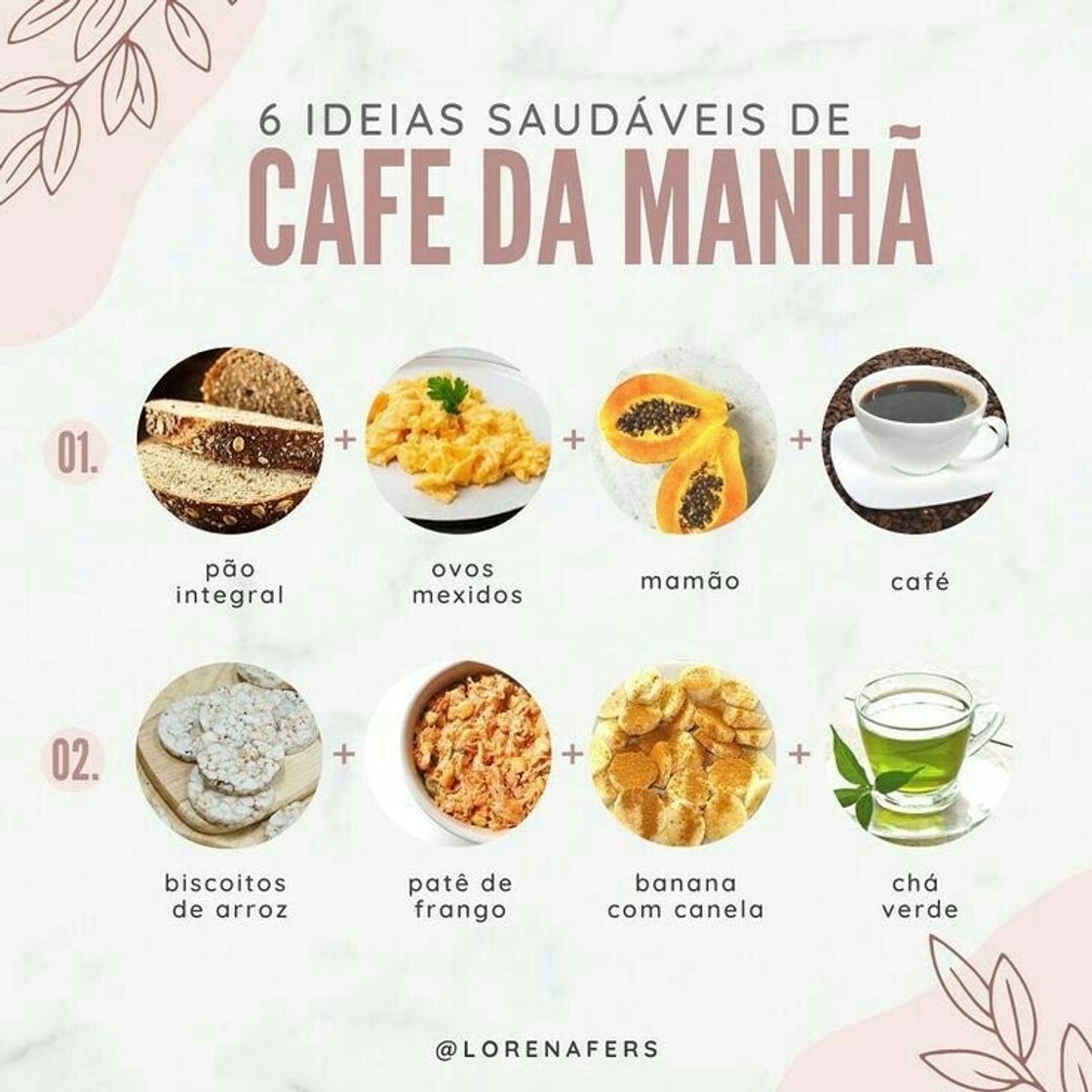 Moda ideias saudáveis de café da manhã 