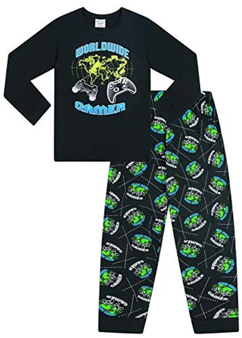 Moda The Pyjama Factory World Wide Gamer Gaming All Over Gaming - Pijama