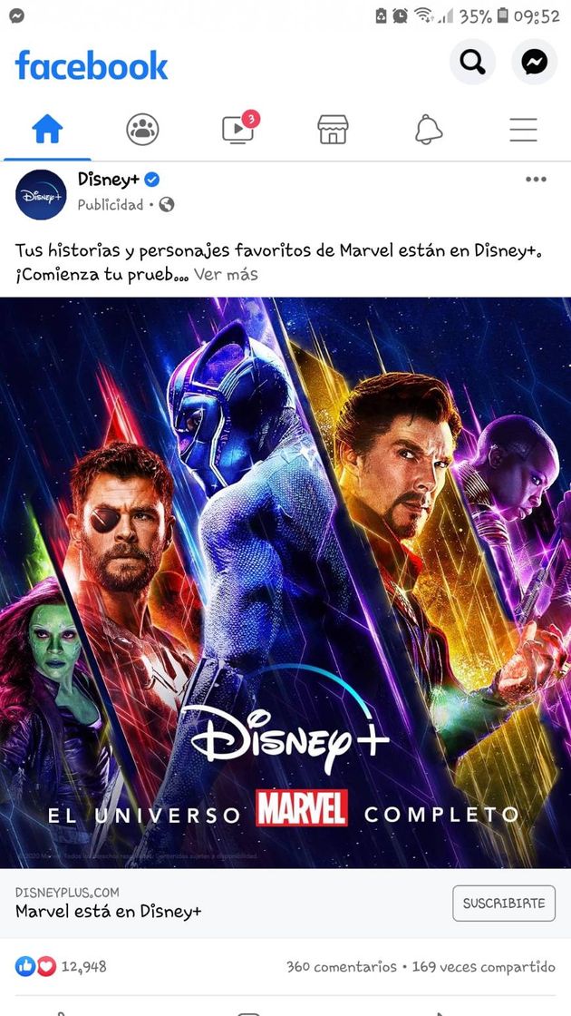 Moda Disney+ registrate y empieza a ver todas las sagas de marvel