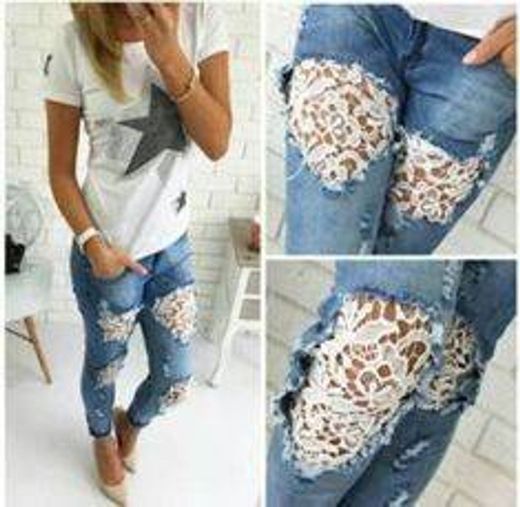 Customização de jeans 👖