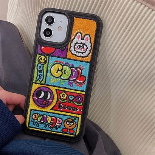 Embroidery Case For iPhone
