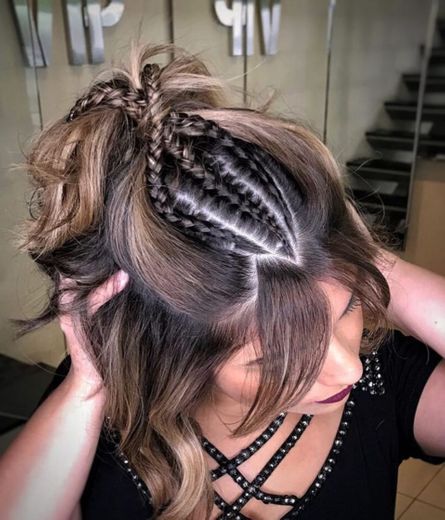 Penteado de trança 