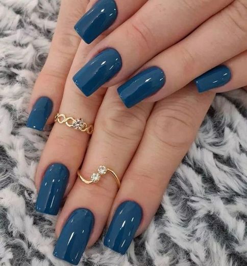 Unhas azul