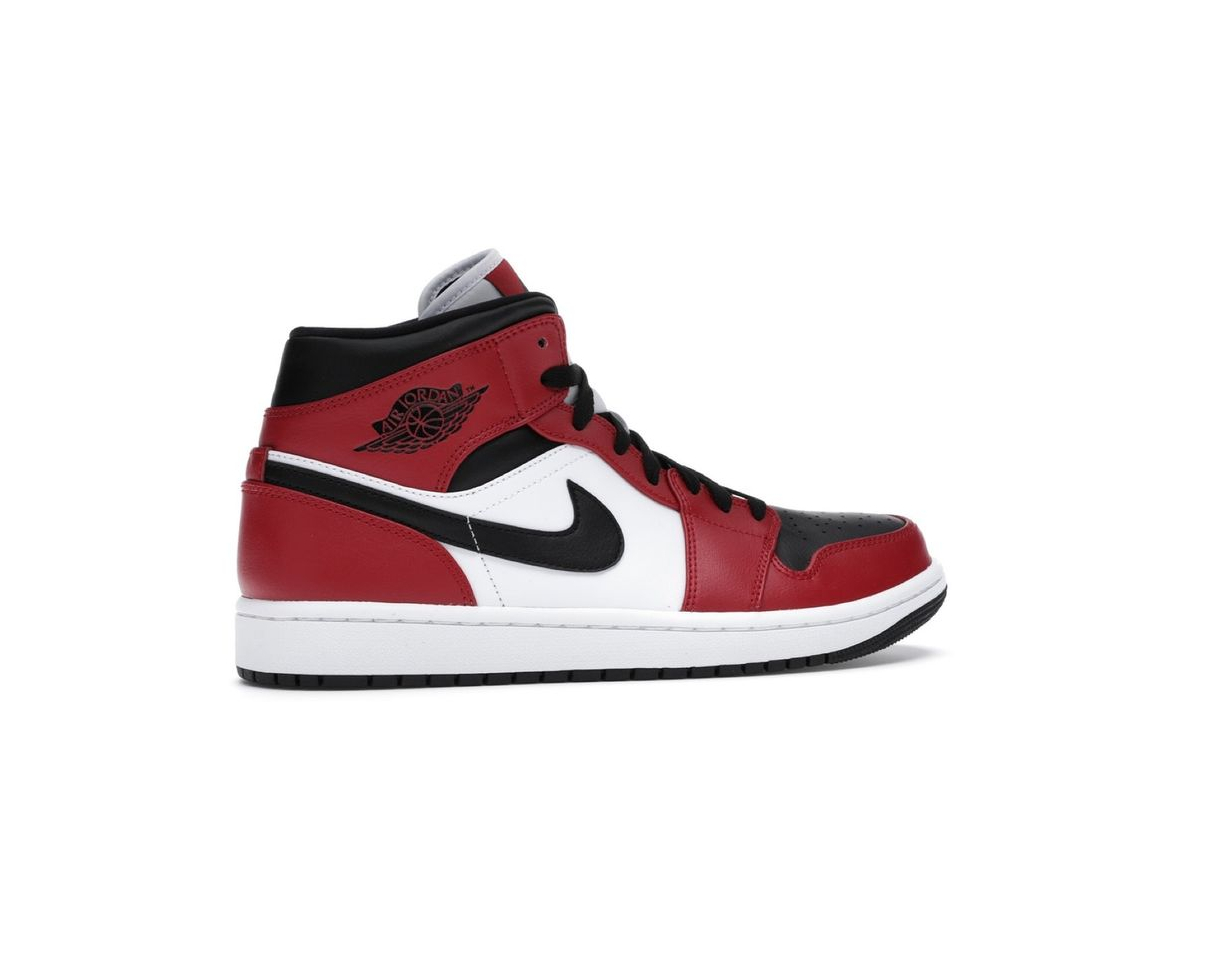 Air Jordan 1 Mid Chicago Toe