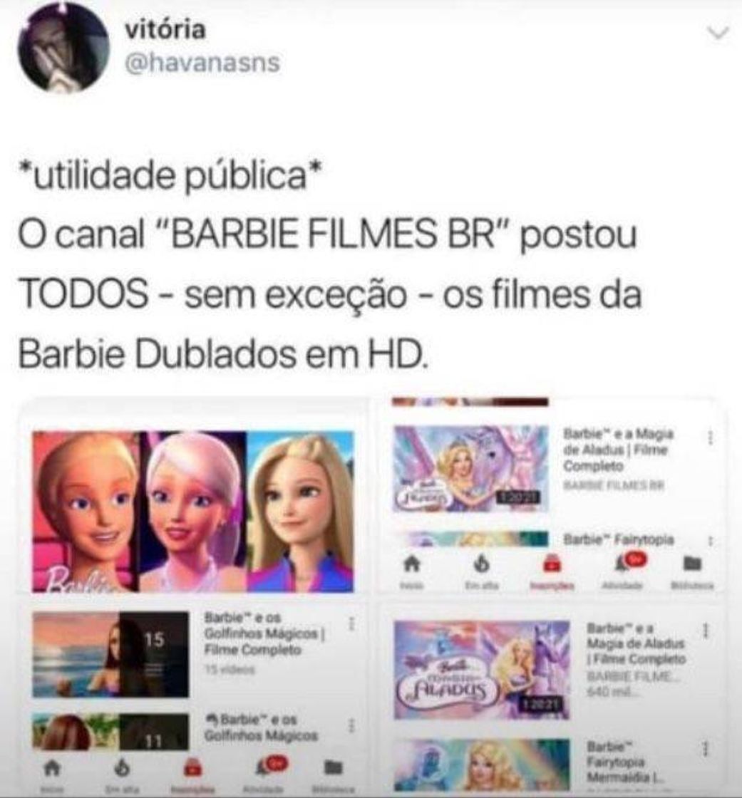 Fashion Filmes Barbie