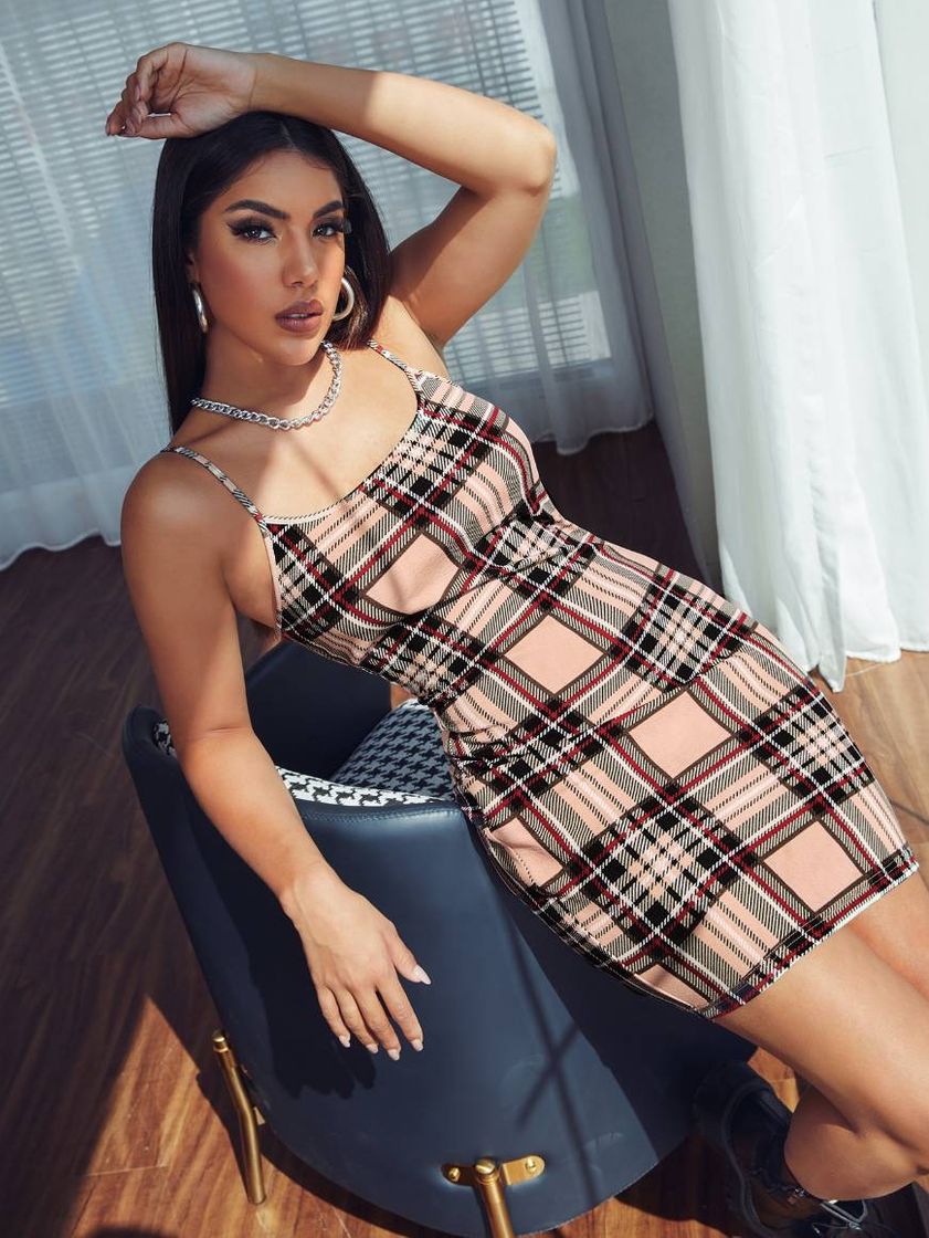 Social Vestido de cuadros ideal para la primavera-verano 🌻☀️🧡