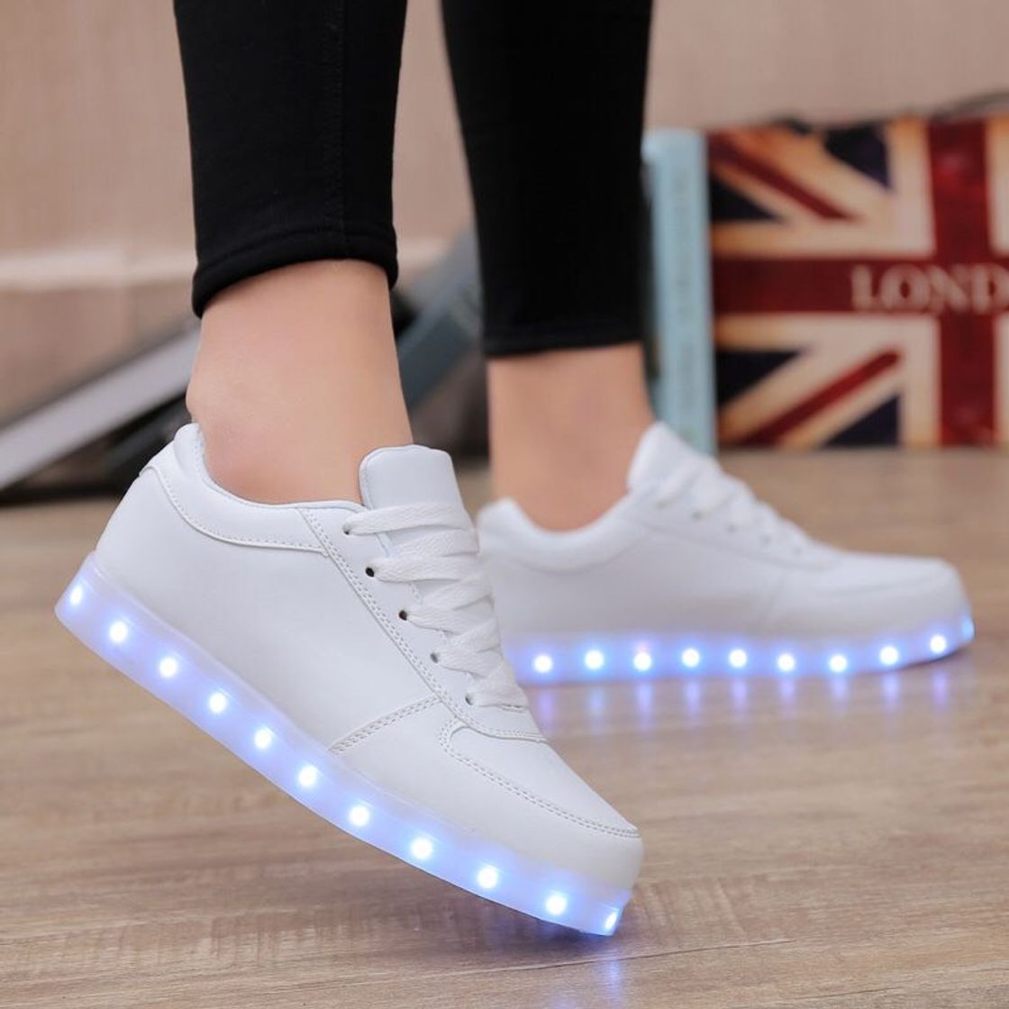 Moda tênis de led