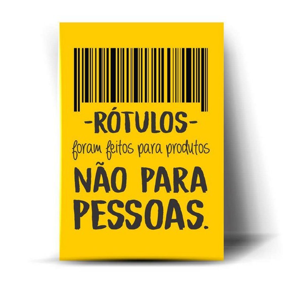 Libro Rótulos foram feitos para produtos não para pessoas 