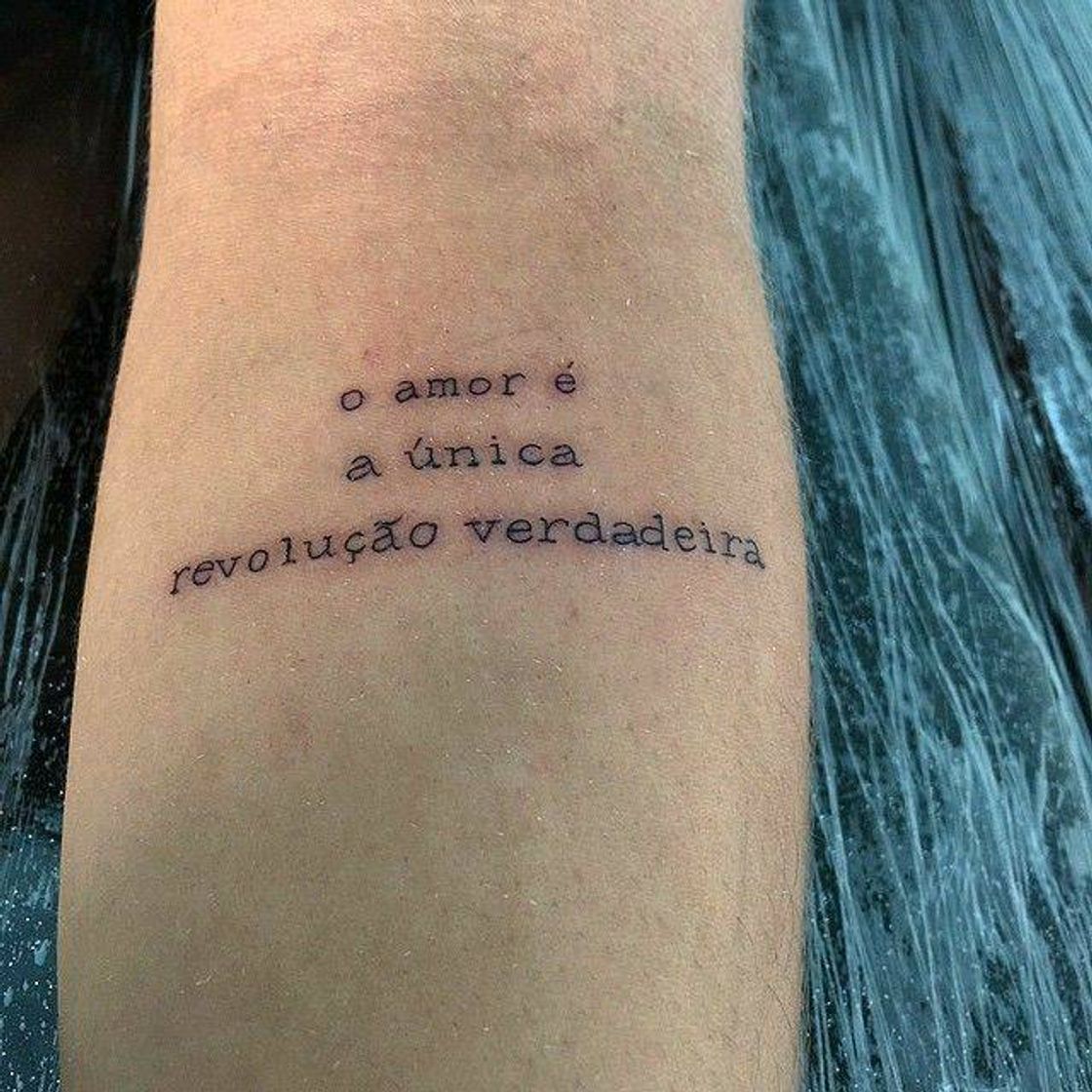 Moda Tatuagem frase 