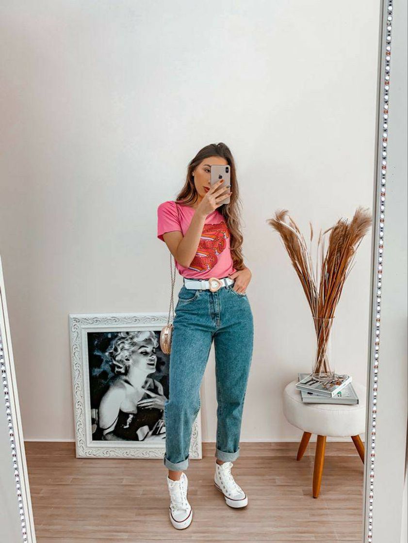 Fashion Mom Jeans básica !