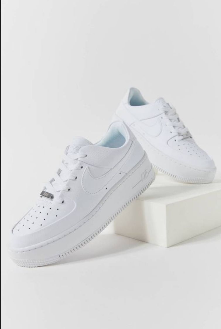 Fashion Nike Air Force 1, Zapatillas de Baloncesto Unisex Niños, Blanco (White / White-White)