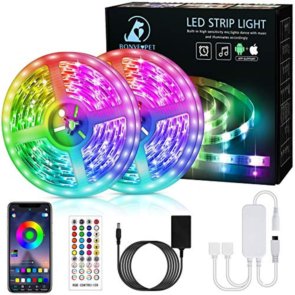 Products WiFi Tiras LED 20M RGB Música