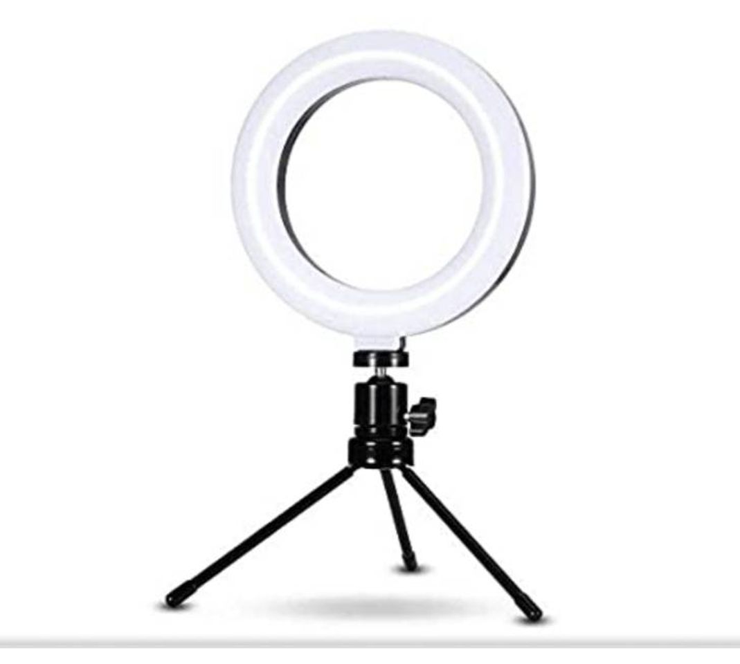 Moda Luz e Iluminador Ring Light 6 Polegadas 36 Led Usb Led Misto