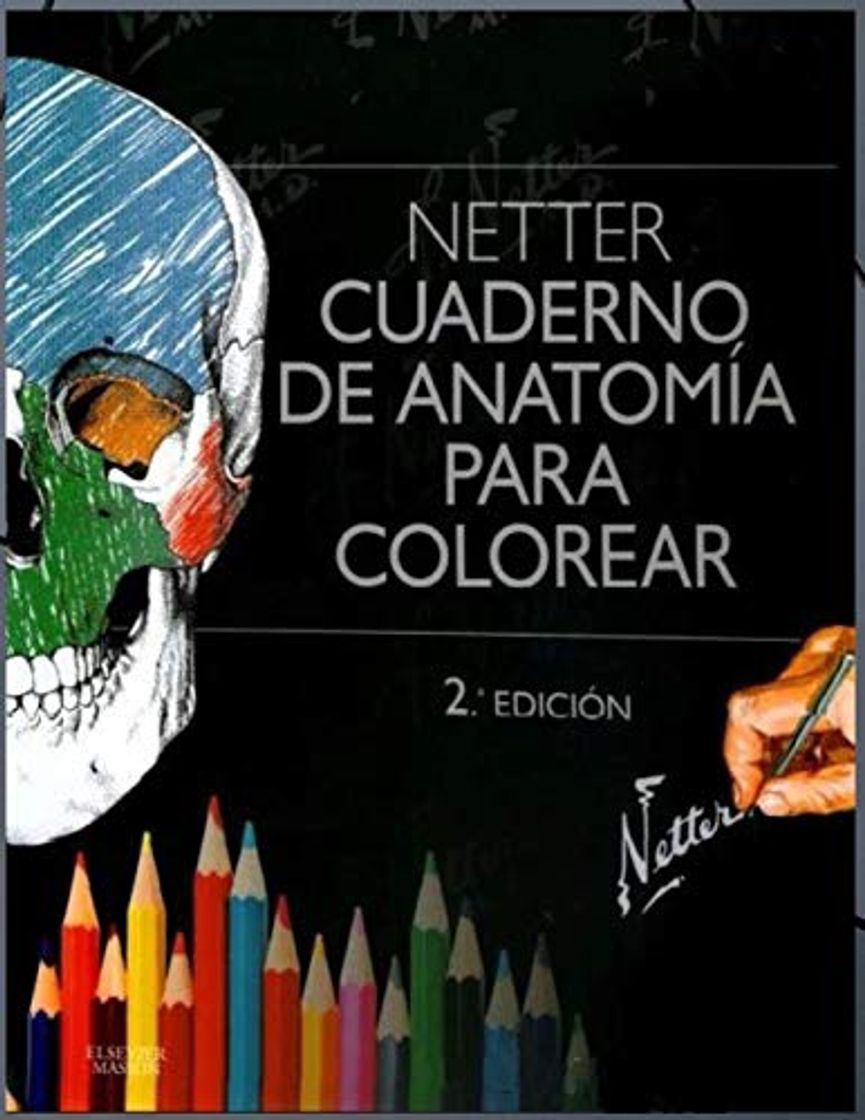 Libro Netter Cuaderno de Anatomia para Colorear: cuaderno de anatomia para colorear