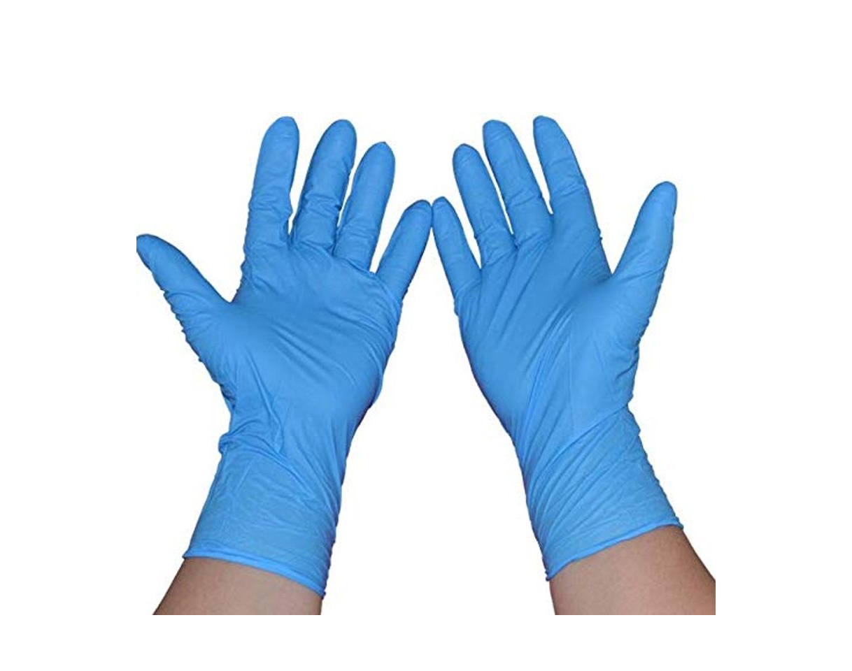 Producto Guantes de Nitrilo, 100 Piezas Guantes de Limpieza, Guantes Protectores para Hogar,