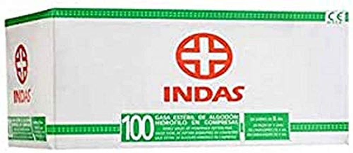 Producto GASA ESTERIL INDAS CAJA 100 UNID SOBRE 5 U