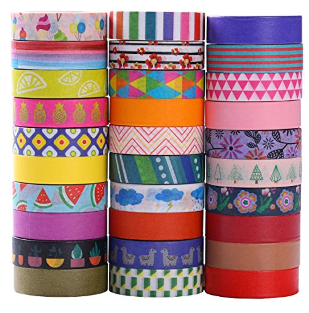 Elemento de la categoría hogar 30 rollos de Washi Tape Set - 10 mm de ancho