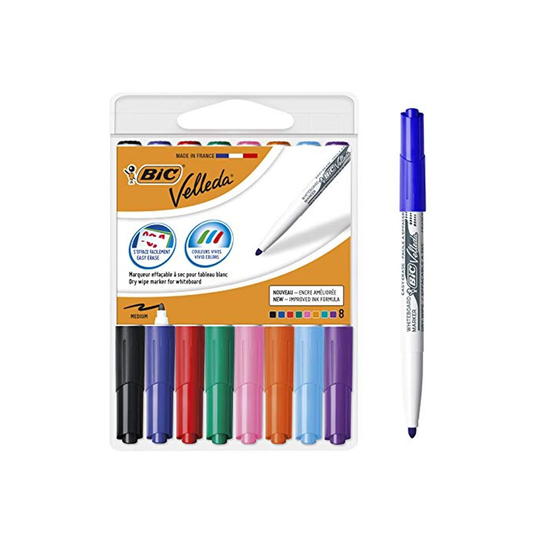 Product BIC Velleda 1741 - Caja de 8 unidades