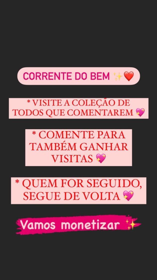 Fashion CORRENTE DO BEM ✨