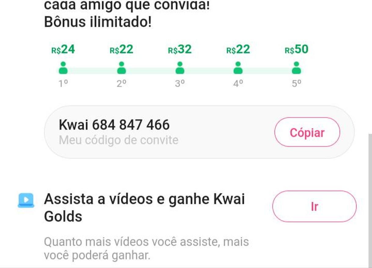 App Ganhe dinheiro assistindo vídeos