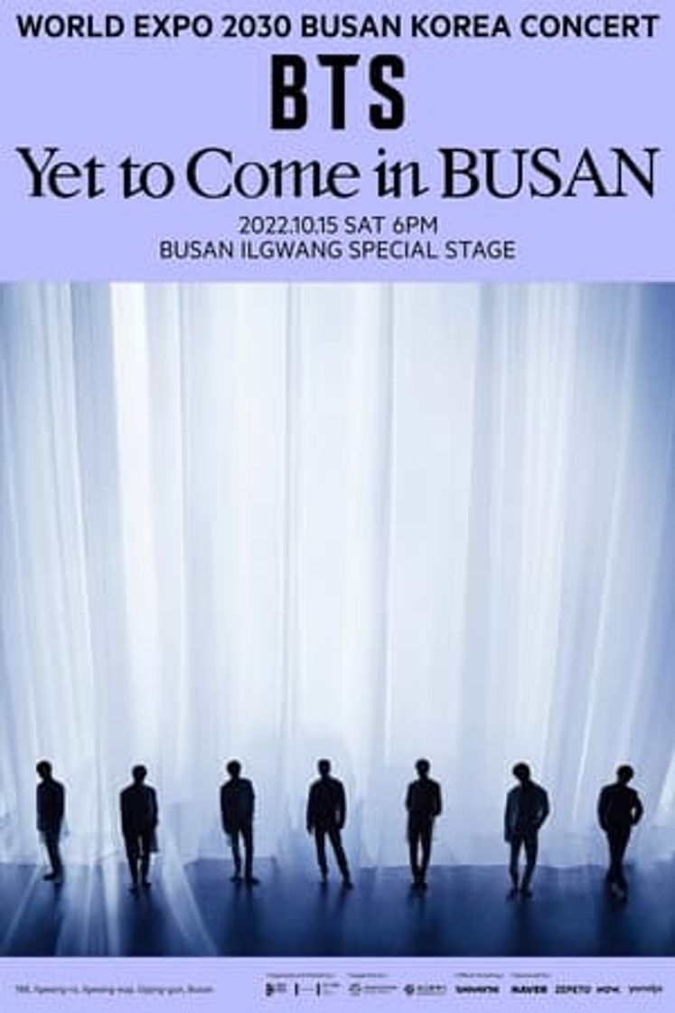 Movie BTS: Yet to Come in BUSAN