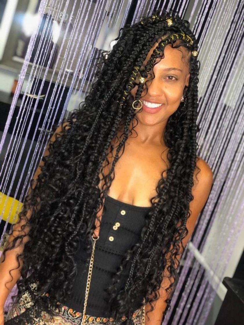 Moda Trança box braids 