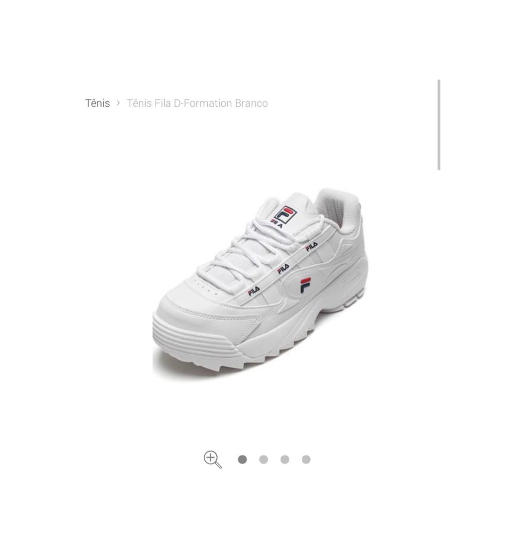 Fashion Tênis branco fila 