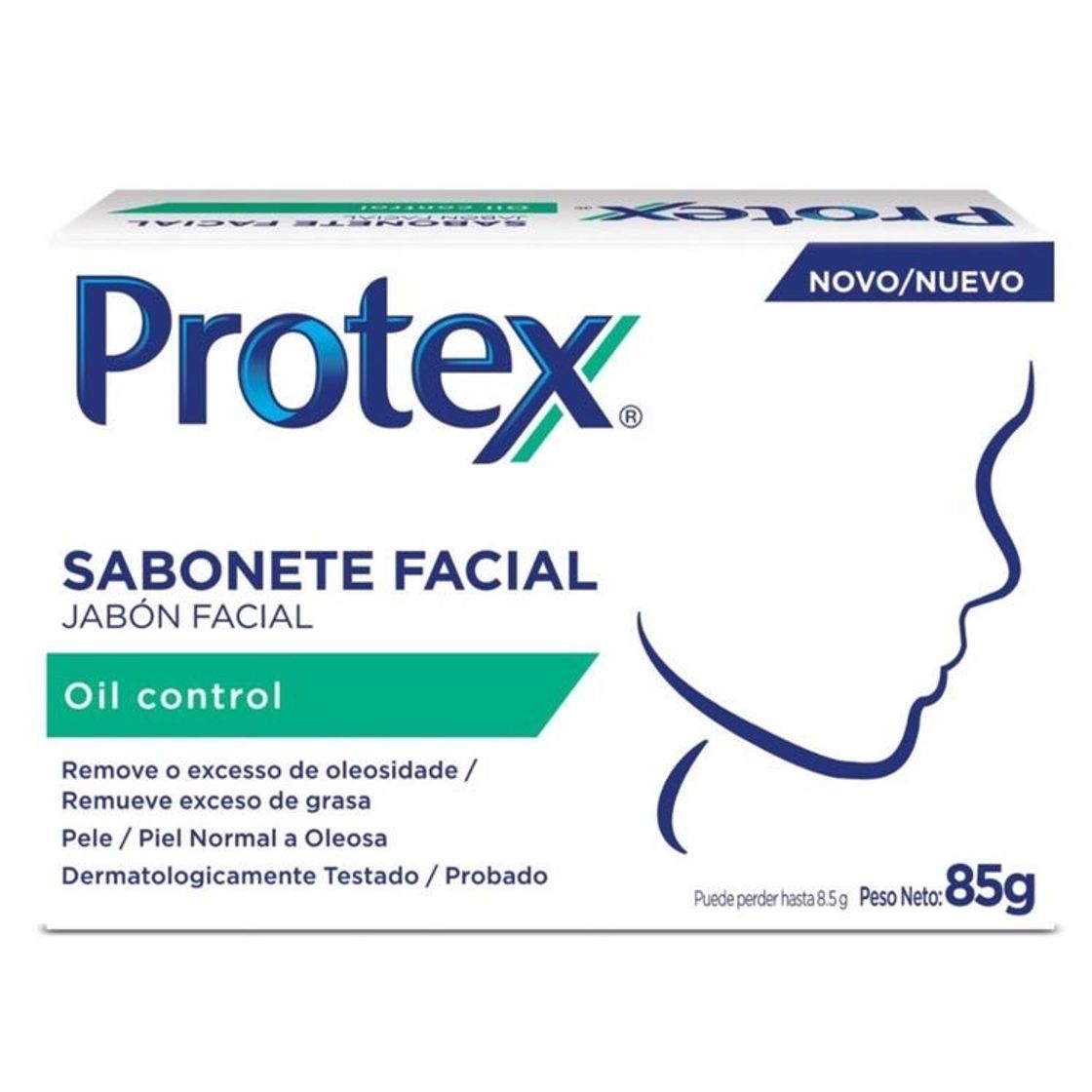 Moda Sabonete facial em barra protex 