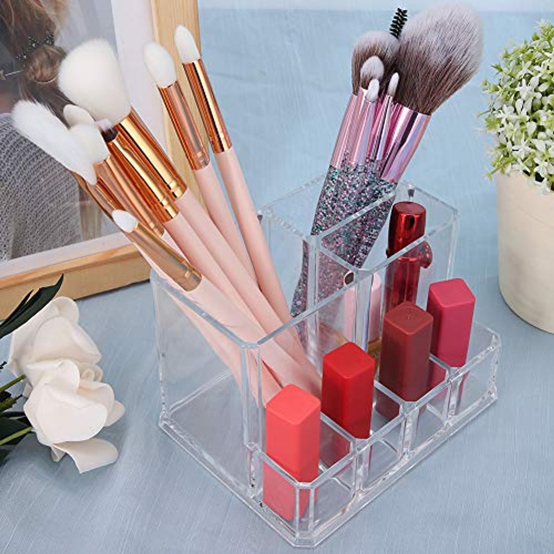 Social 【𝐑𝐞𝐠𝐚𝐥𝐨 𝐝𝐞 𝐍𝐚𝒗𝐢𝐝𝐚𝐝】 Caja de almacenamiento de cosméticos multiusos conveniente resistente