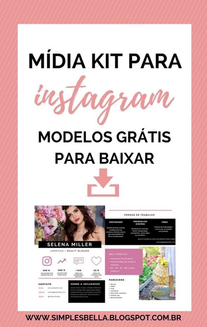 Fashion Mídia Kit Instagram