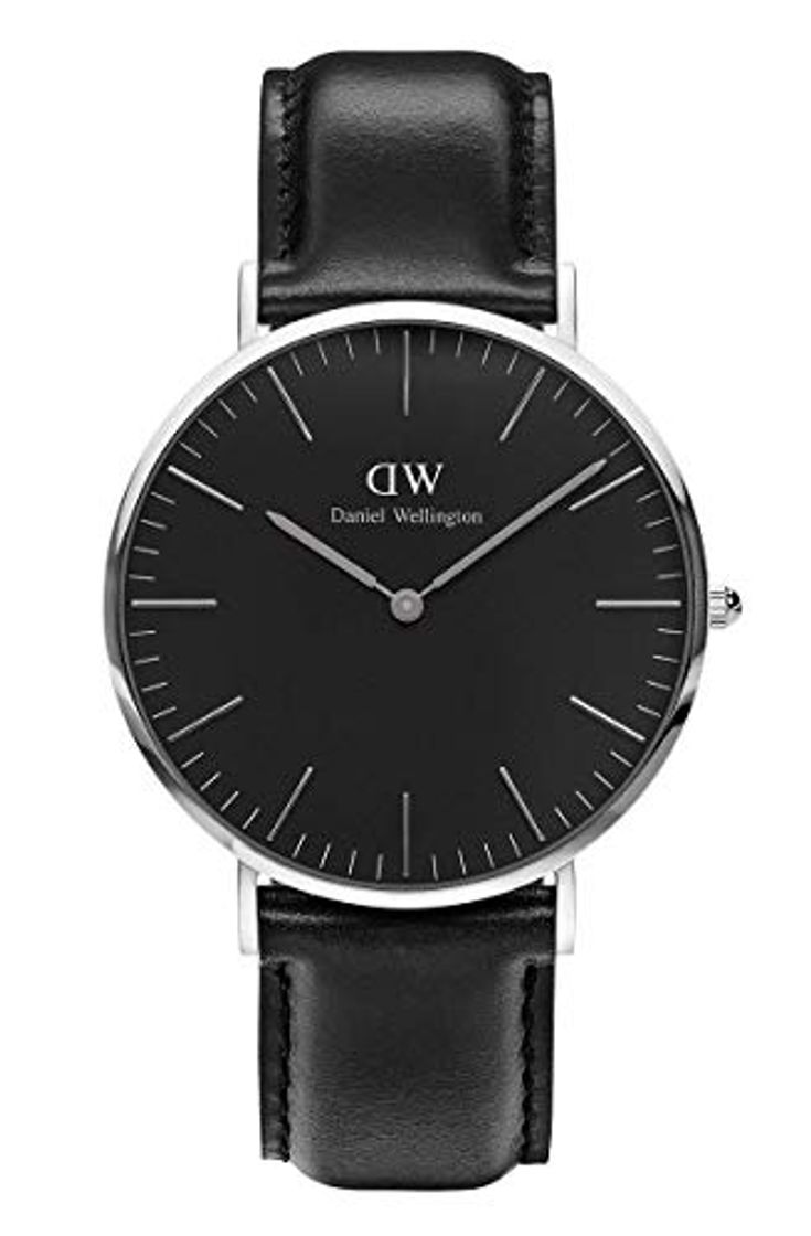 Fashion Daniel Wellington Reloj analogico para Unisex de Cuarzo con Correa en Piel