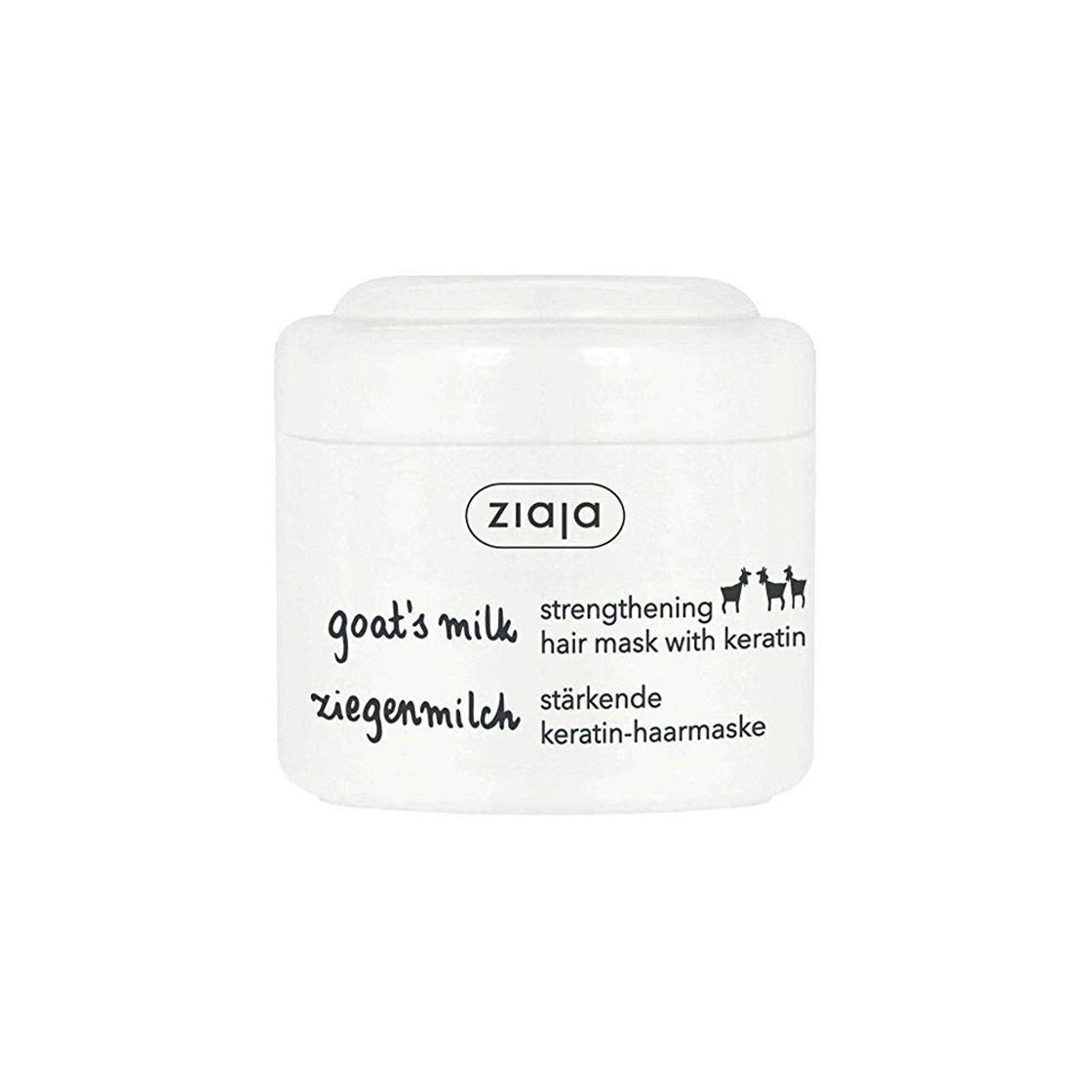 Social Ziaja leche de cabra - acondicionado Nutritivo máscara de pelo con queratina 200 ml