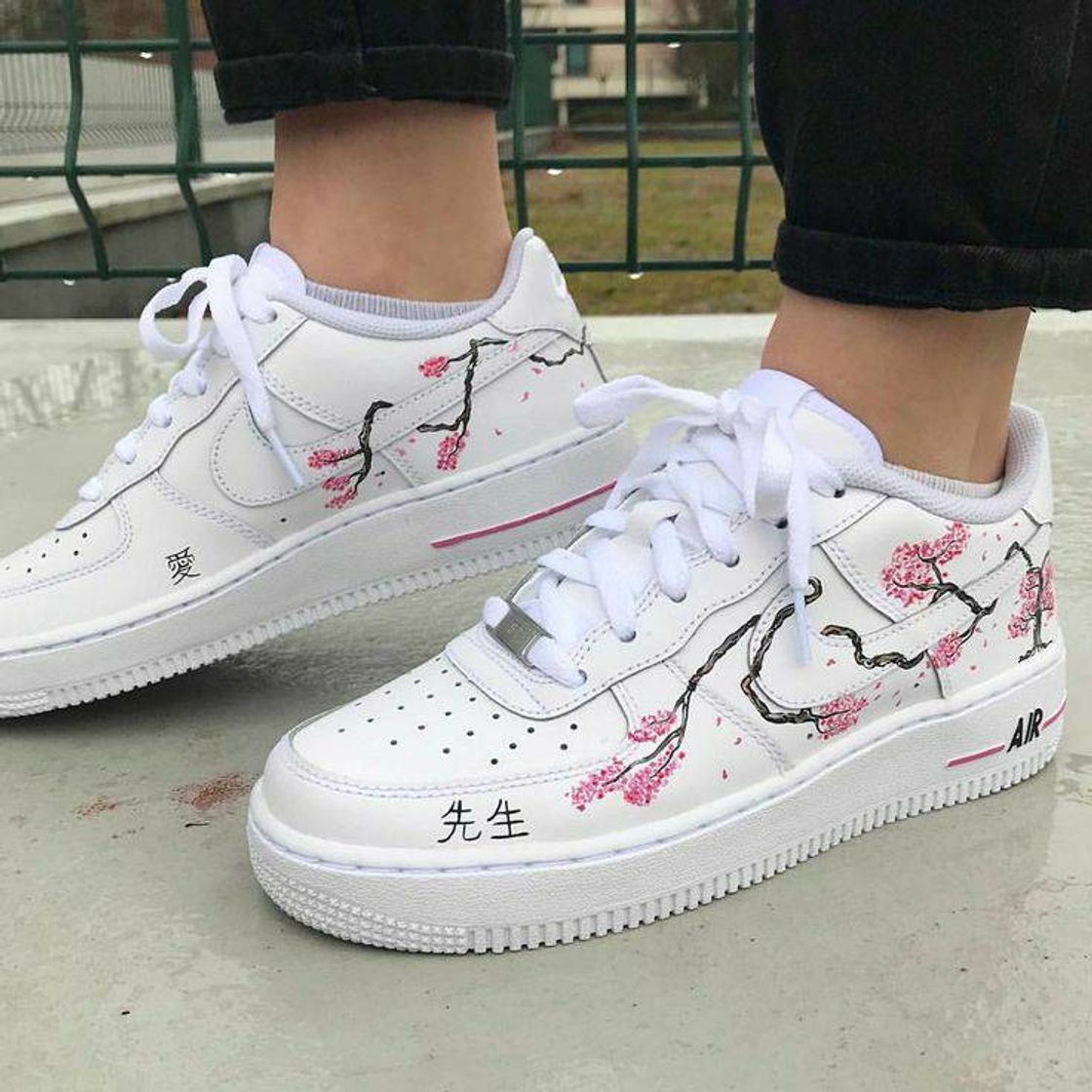 Moda Air force 1 arvore de cerejeira 