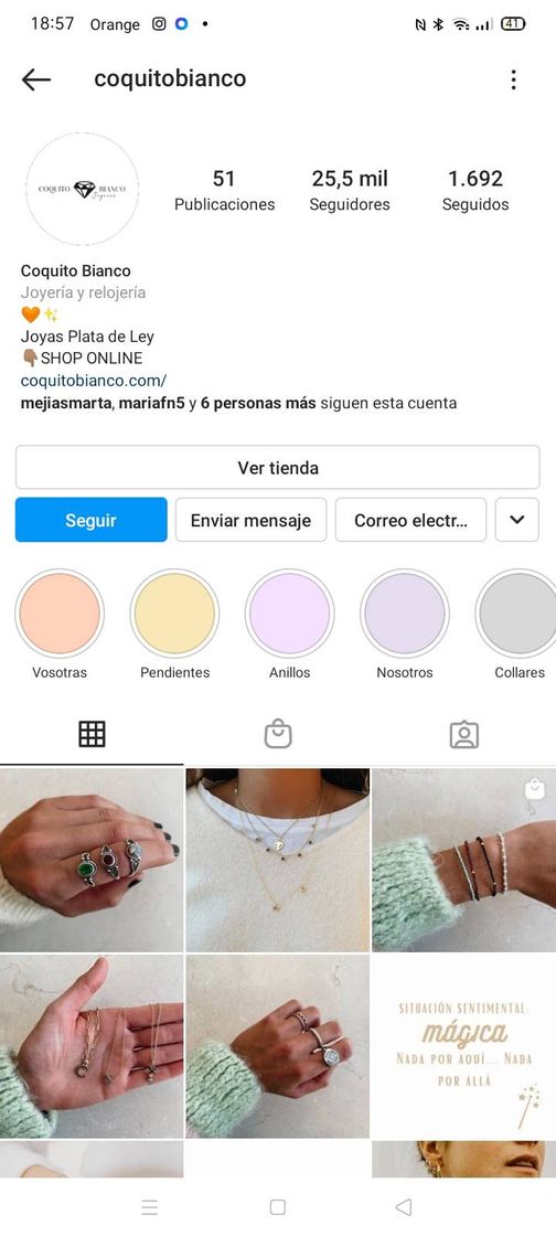 Moda COQUITO BIANCO: ≫ Tienda Online de Joyería de Calidad | Tus ...