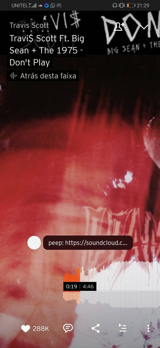 Canción Travis Scott