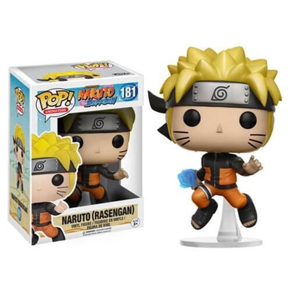 Fashion Figura Pop! Vinyl Naruto (Rasengan)