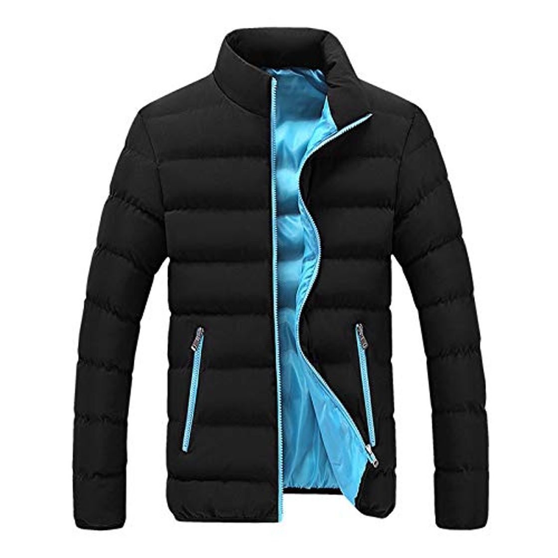 Moda OverDose Abrigos Hombre Invierno Cremallera de Soporte Ligero Chaqueta Gruesa Caliente