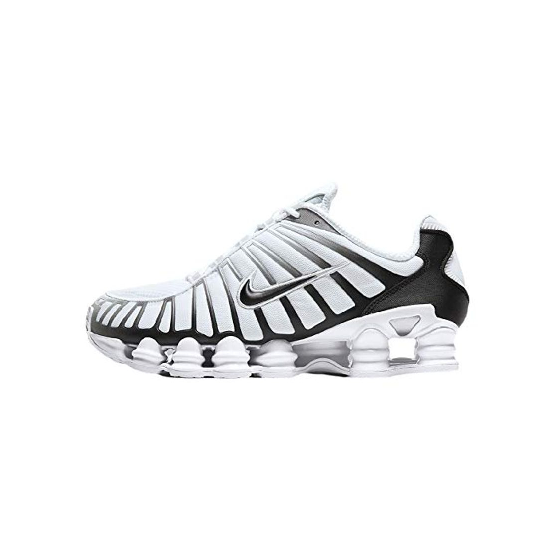 Moda Nike Shox TL - Zapatillas deportivas para hombre, Blanco